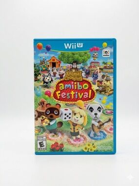 Animal Crossing Amiibo Festival Nintendo Wii U Game Used 2015 No Manual